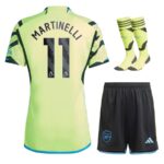 Maillot Kit enfant Extérieur Arsenal 2023 2024 Martinelli