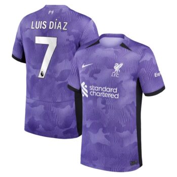Maillot Liverpool 2023 2024 Third Luis Diaz