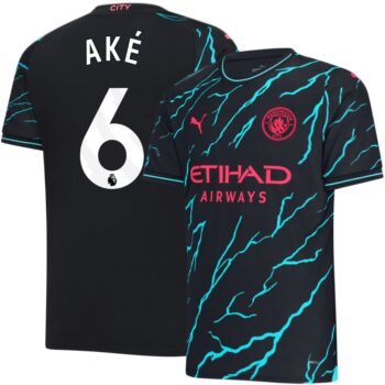 Maillot Manchester City 2023 2024 Third Aké