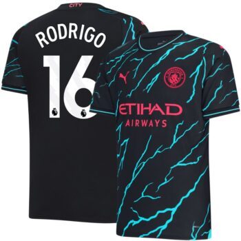 Maillot Manchester City 2023 2024 Third Rodrigo