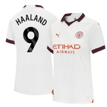 Maillot Manchester City Exterieur 2023 2024 Femme Haaland
