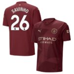 Maillot Manchester City Third 2024 2025 Savinho