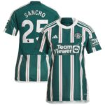 Maillot Manchester United Extérieur 2023 2024 Femme Sancho