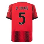 MAILLOT MILAN AC DOMICILE 2023 2024 B.TOURE