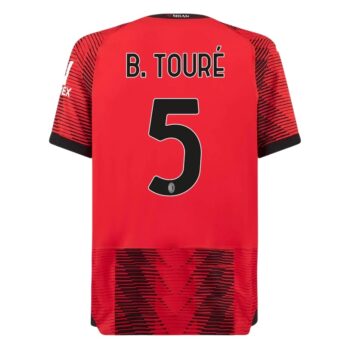 MAILLOT MILAN AC DOMICILE 2023 2024 B.TOURE