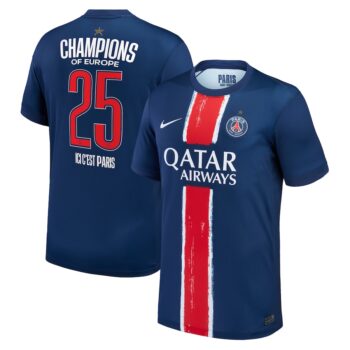 Maillot Enfant PSG Champions D’Europe 2025 1 Etoile