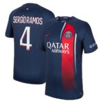 MAILLOT PSG DOMICILE 2023 2024 SERGIO RAMOS