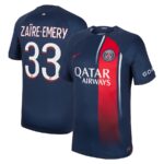 MAILLOT PSG DOMICILE 2023 2024 ZAIRE-EMERY