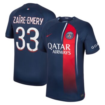 MAILLOT PSG DOMICILE 2023 2024 ZAIRE-EMERY