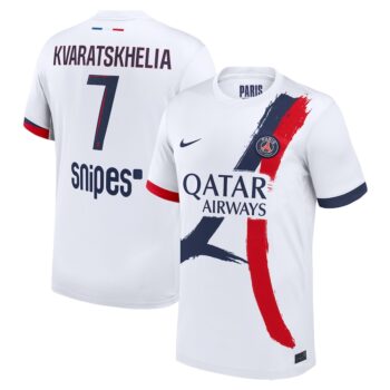 Maillot PSG Exterieur 2024 2025 Kvaratskhelia