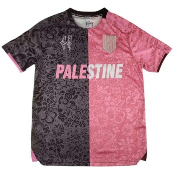 Maillot Palestine Special Edition 2025 2026 Noir et Rose