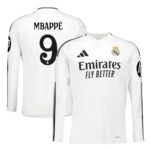 Maillot Real Madrid 2024 2025 Mbappe Manches Longues