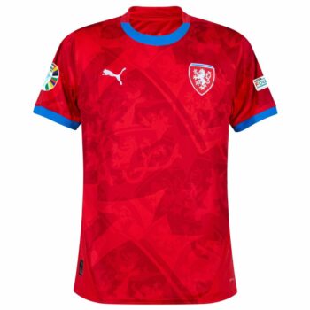 Maillot République Tchèque Domicile Badges Euro 2024