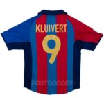 Maillot Barca Domicile 2001-2002 Kluivert