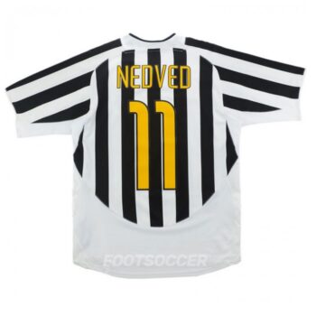 2003-04 Maillot Retro Vintage Juventus Home NEDVED