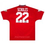 1994-96 Maillot Retro Vintage Manchester United Home Scholes