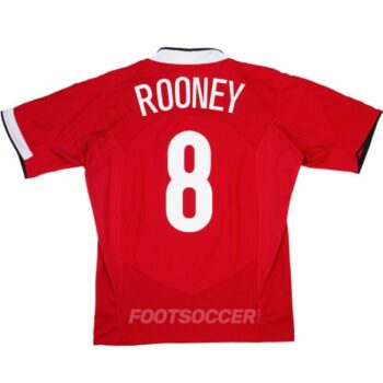 2004-06 Maillot Retro Vintage Manchester United Home Rooney