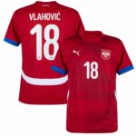 Maillot Serbie Domicile 2024 2025 Vlahovic