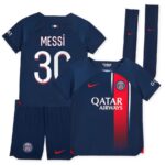 Maillot kit Enfant PSG Domicile 2023 2024 Messi