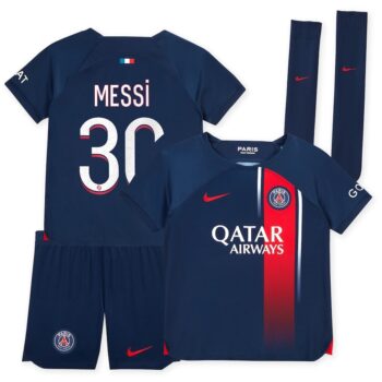 Maillot kit Enfant PSG Domicile 2023 2024 Messi