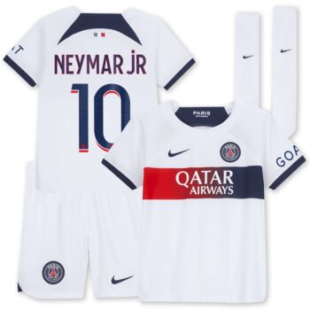 Maillot kit Enfant PSG Extérieur 2023 2024 Neymar Jr