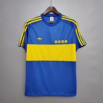 Maillot retro vintage Boca Junior 1981